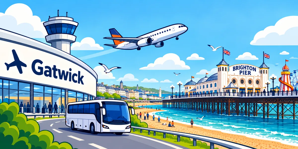 Gatwick Airport to Brighton transfer options