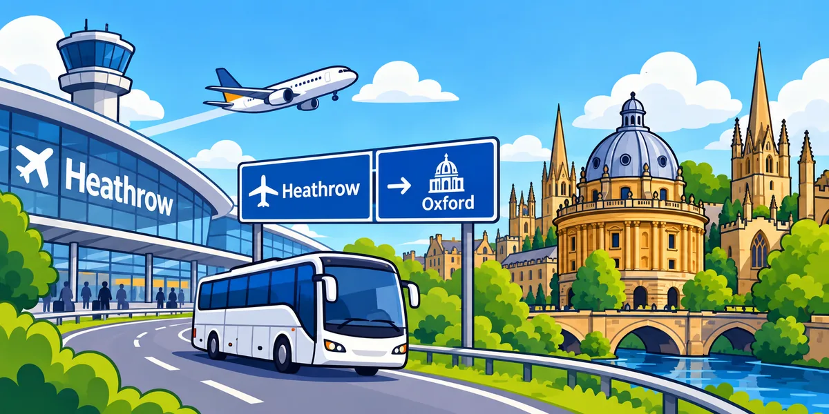 Heathrow Airport to Oxford transfer options